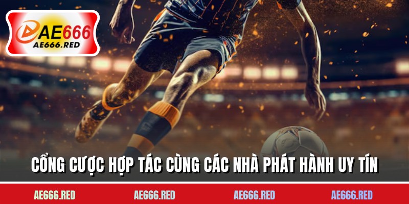 Cổng cược hợp tác cùng các nhà phát hành uy tín