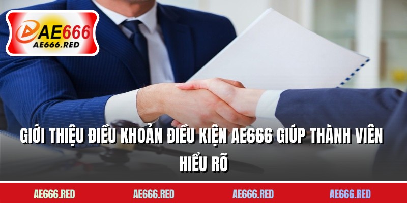 Giới thiệu điều khoản điều kiện AE666 giúp thành viên hiểu rõ